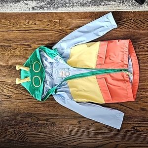 Cat and Jack 5T caterpillar rain jacket, like new